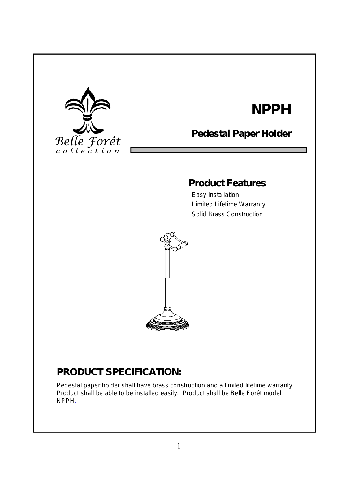 Factory Direct Hardware NPPH User Manual