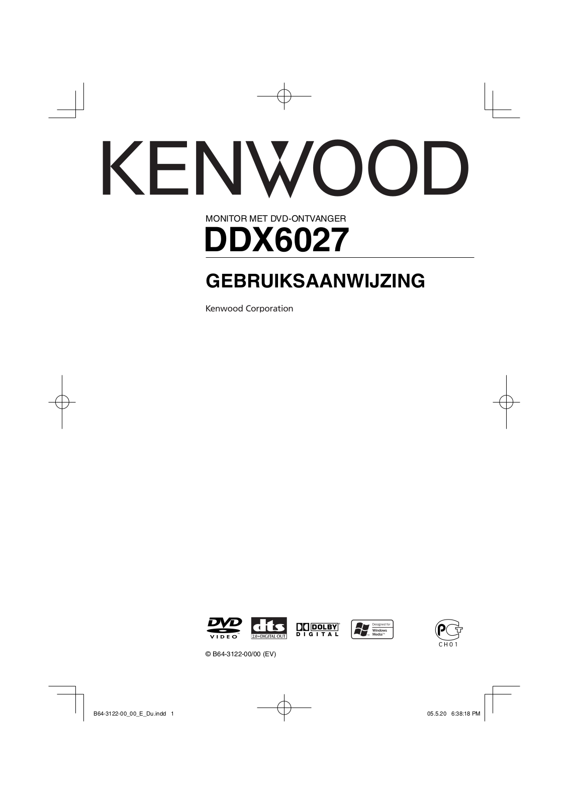 Kenwood DDX6027 User Manual