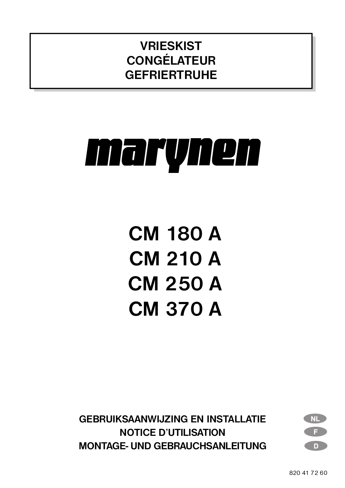 MARYNEN CM370A User Manual