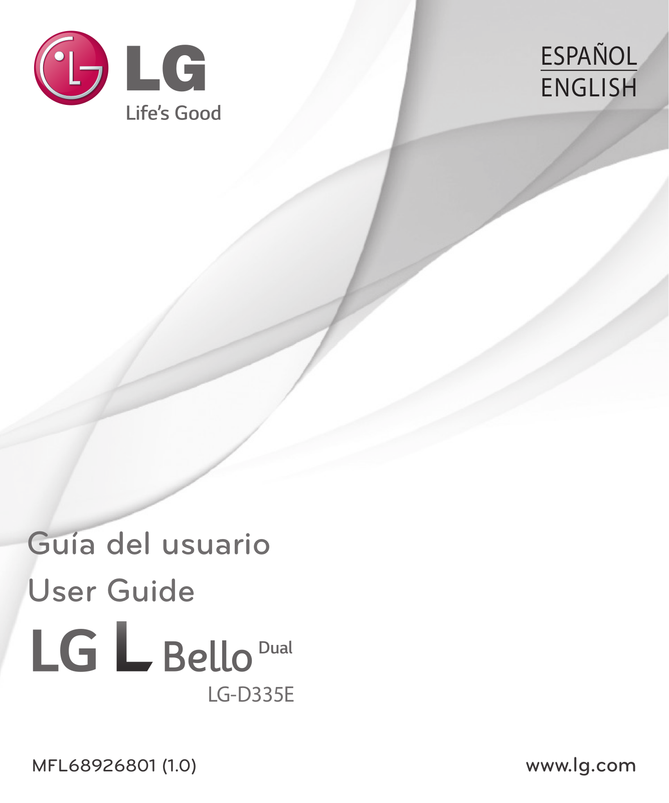 LG LGD335E User manual