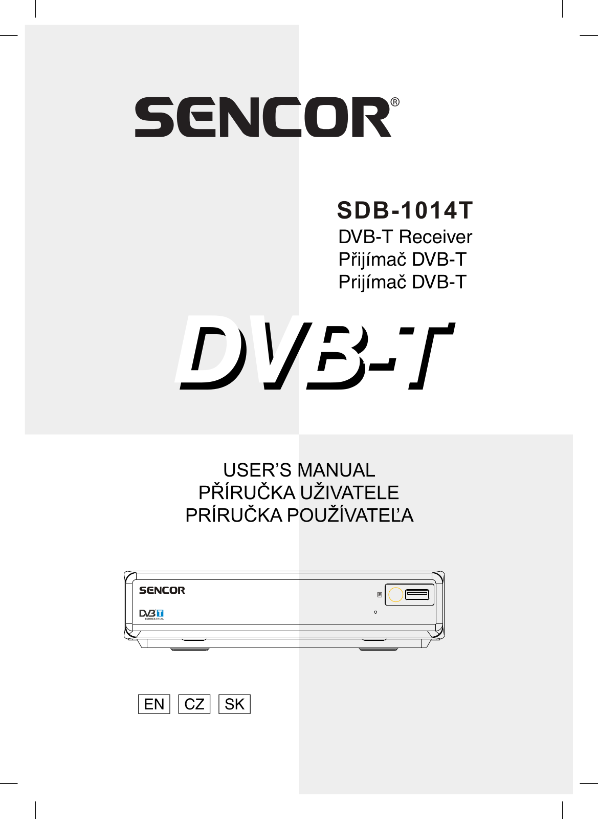 Sencor SDB 1014T User Manual