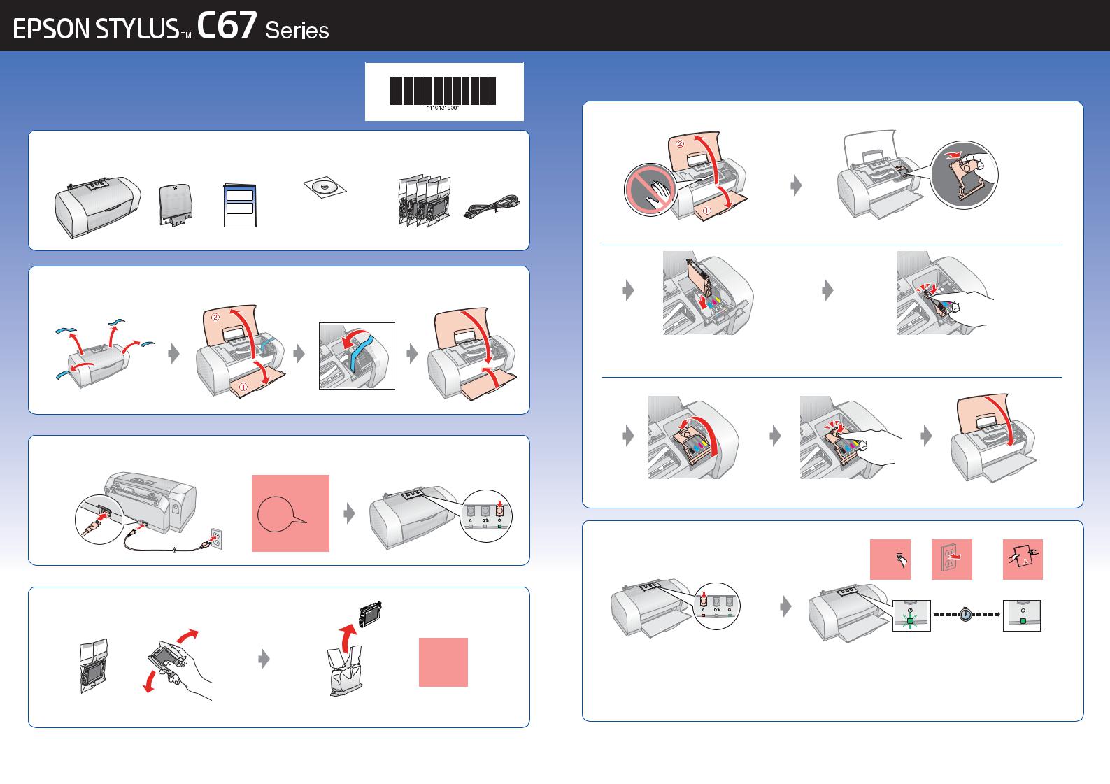 Epson STYLUS C67 series Setup Manual