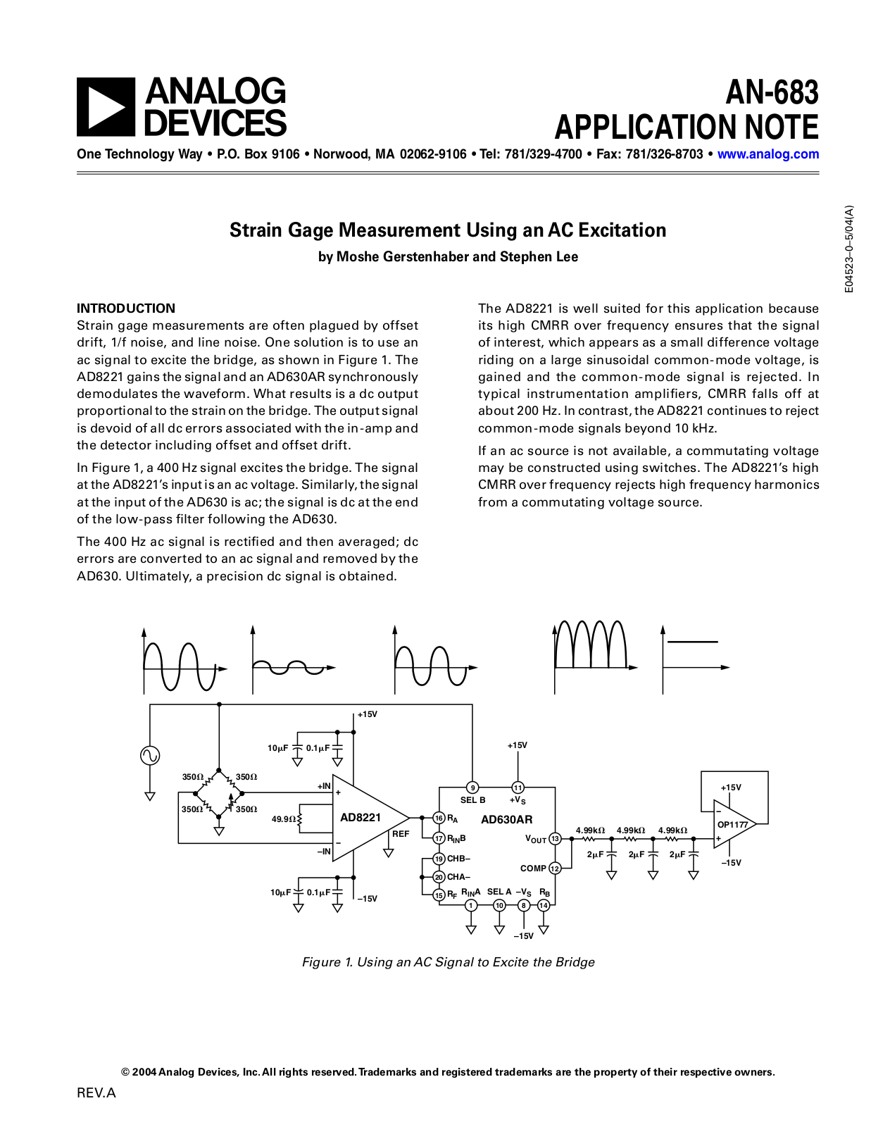 Analog Devices AN-683-A Application Notes