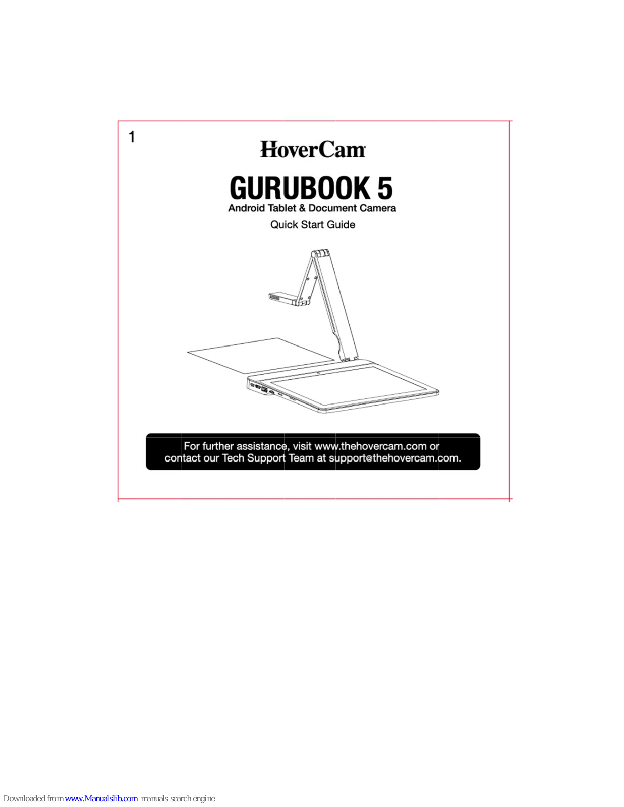 HoverCam GURUBOOK 5 Quick Start Manual