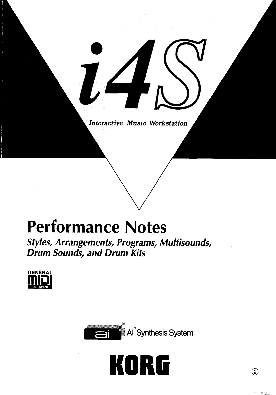 Korg IS4 User Manual