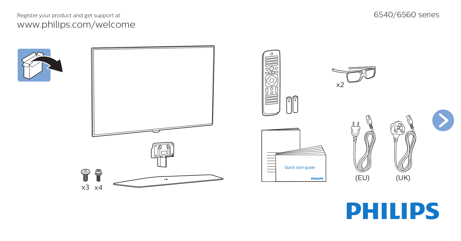 Philips 6540, 6560 Getting Started Guide