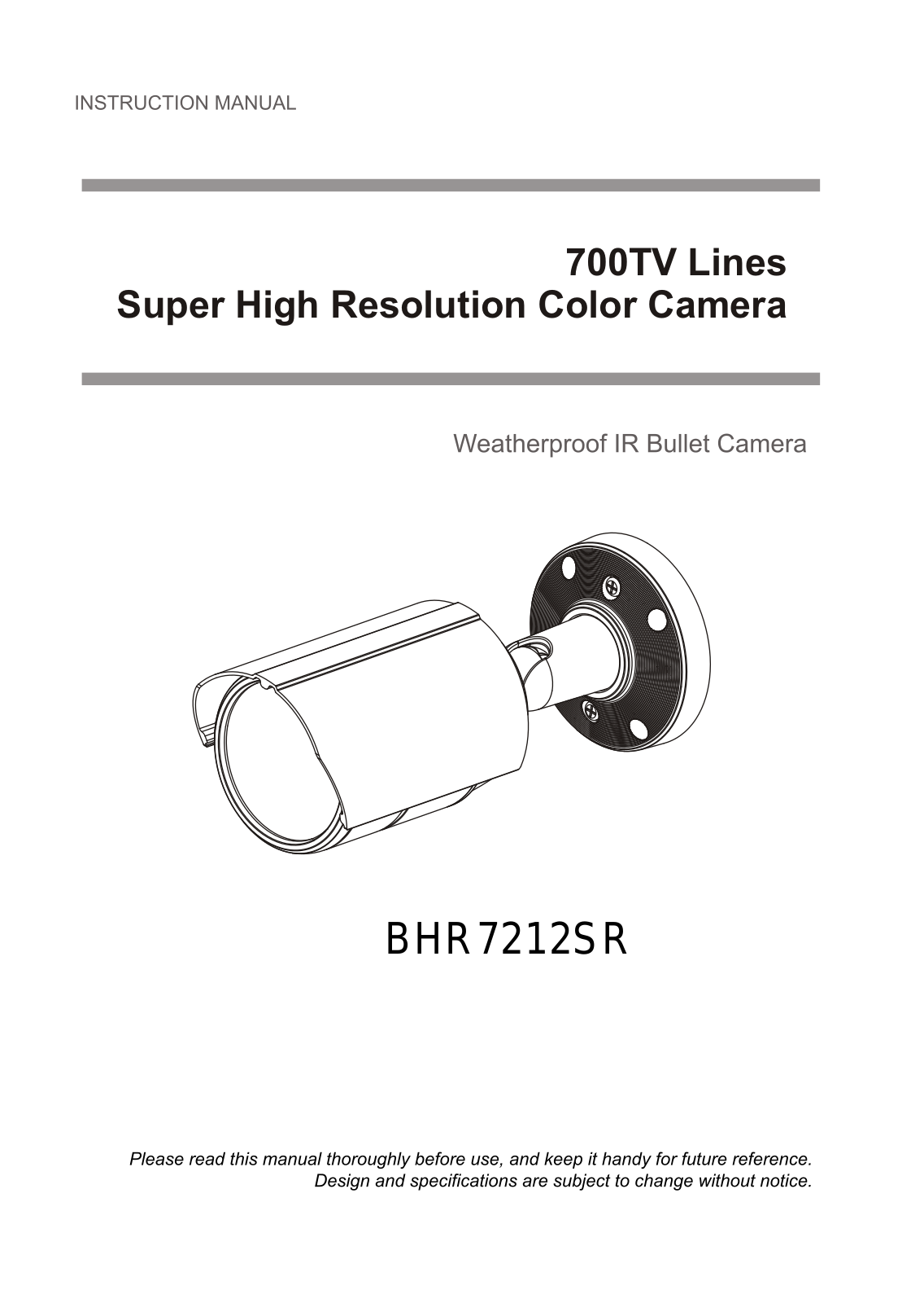 ATV BHR7212SR User Manual