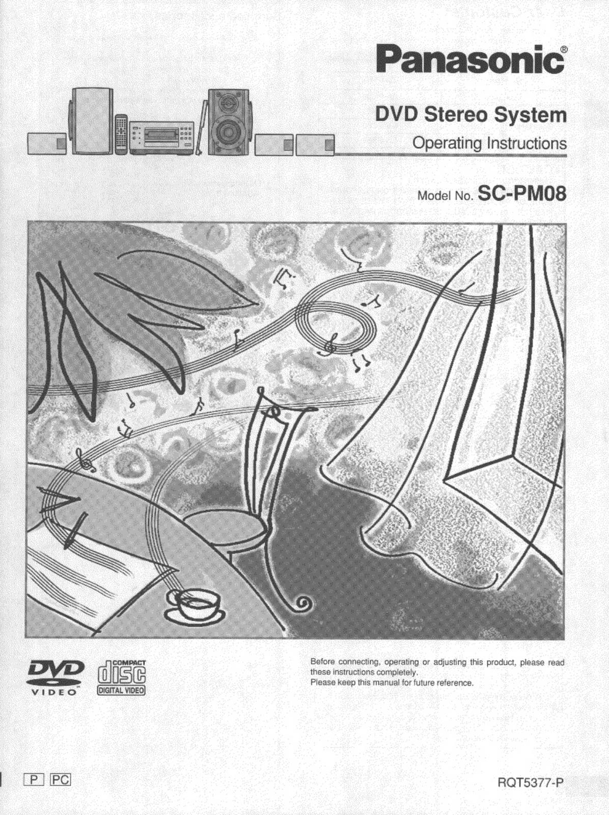 Panasonic SA-PM08 User Manual