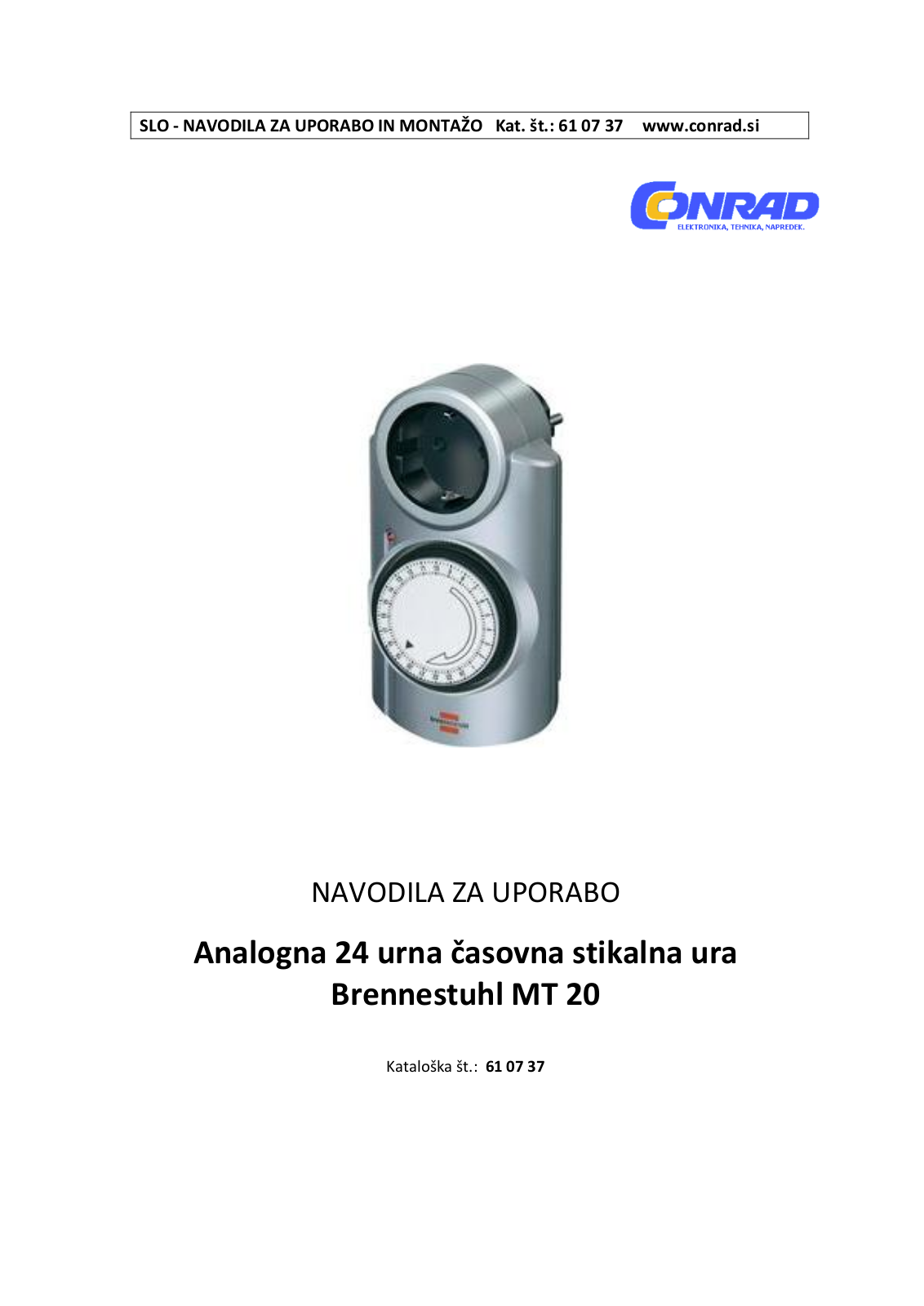 Brennenstuhl MT 20 User guide