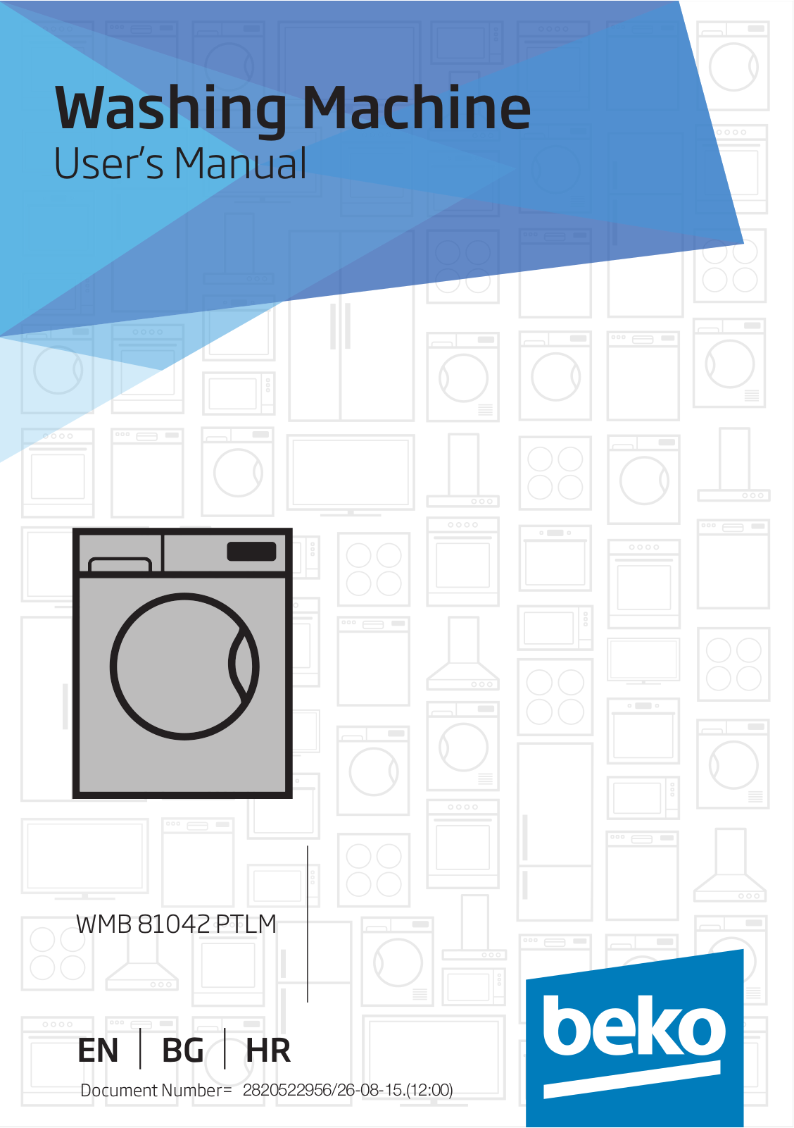 Beko WMB 81042 PTLM User manual