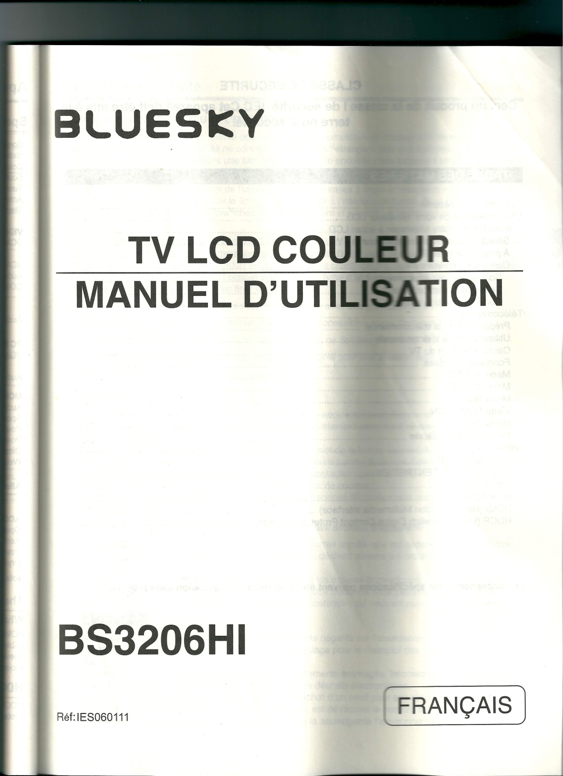 BLUESKY BS3206HI User Manual