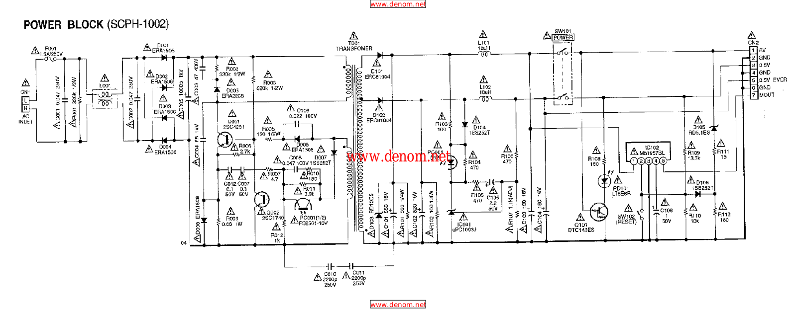 SONY Playstation SHEMATICS