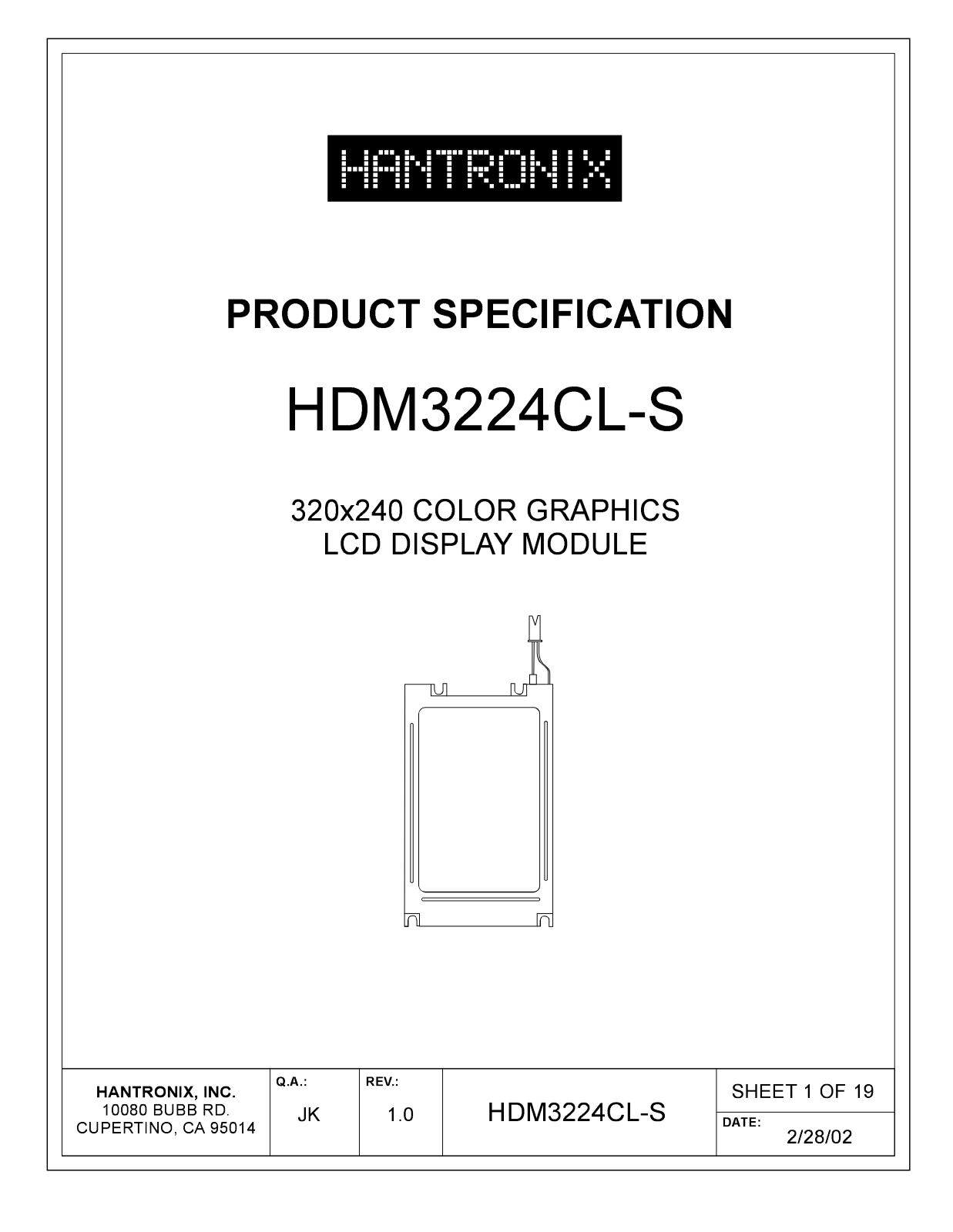 HANTRONIX HDM3224CL-S Datasheet