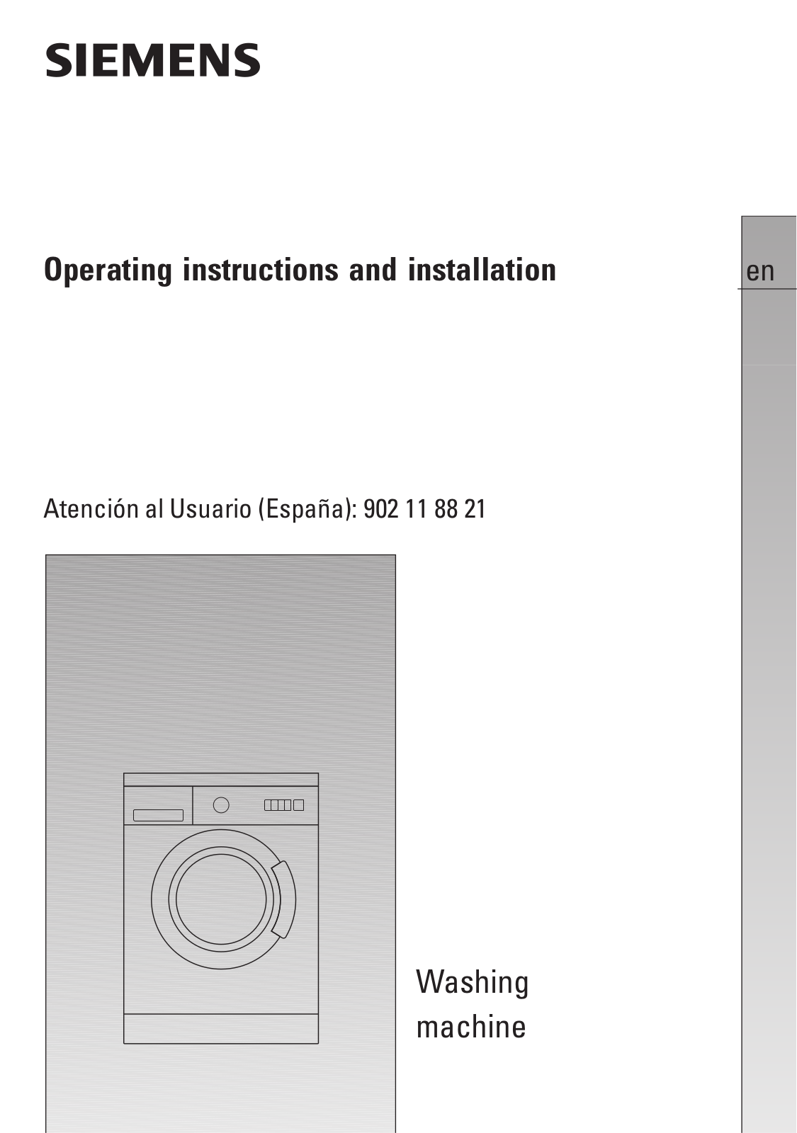 Siemens WXLI4240EE, WXLI3640EE User Manual