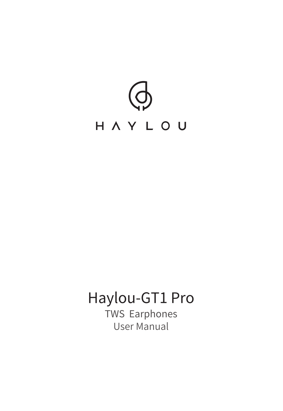 Haylou GT1 Pro TWS Earphones User Manual