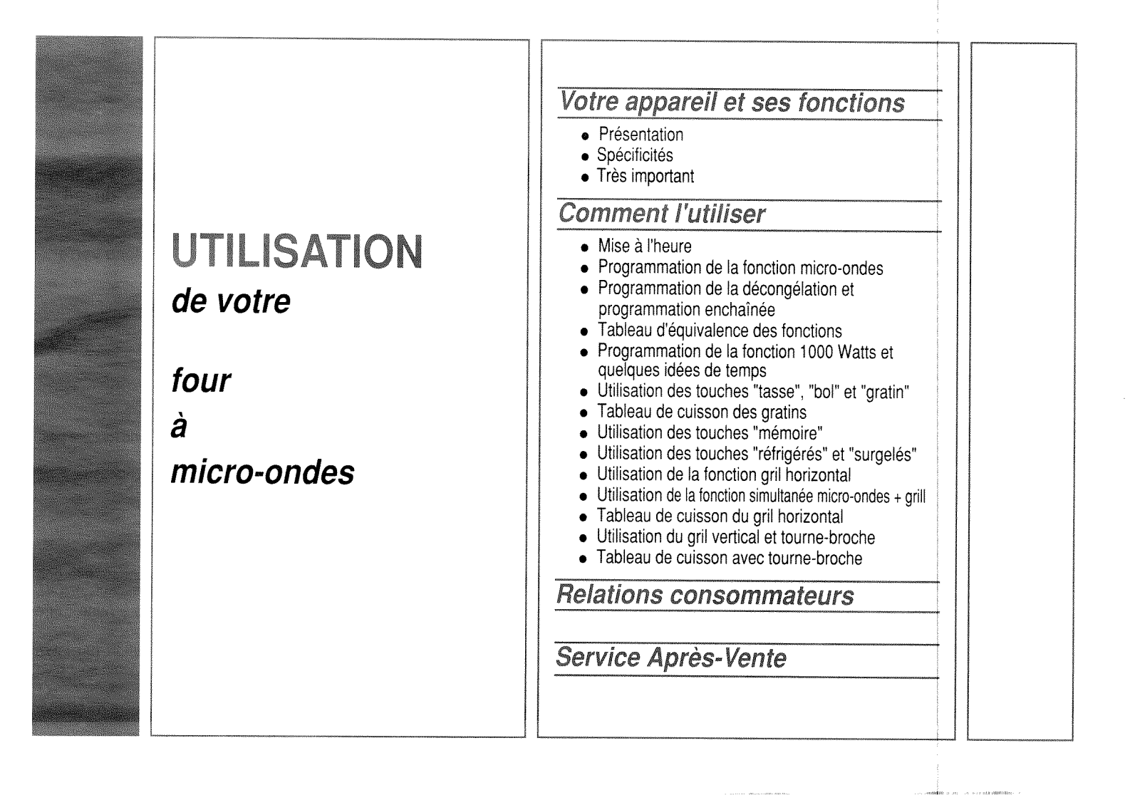 BRANDT M21EB User Manual