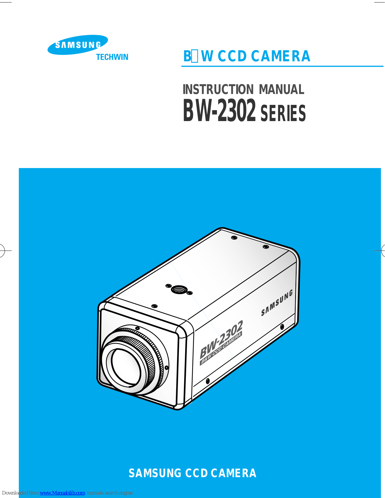 Samsung BW-2302 SERIES Instruction Manual