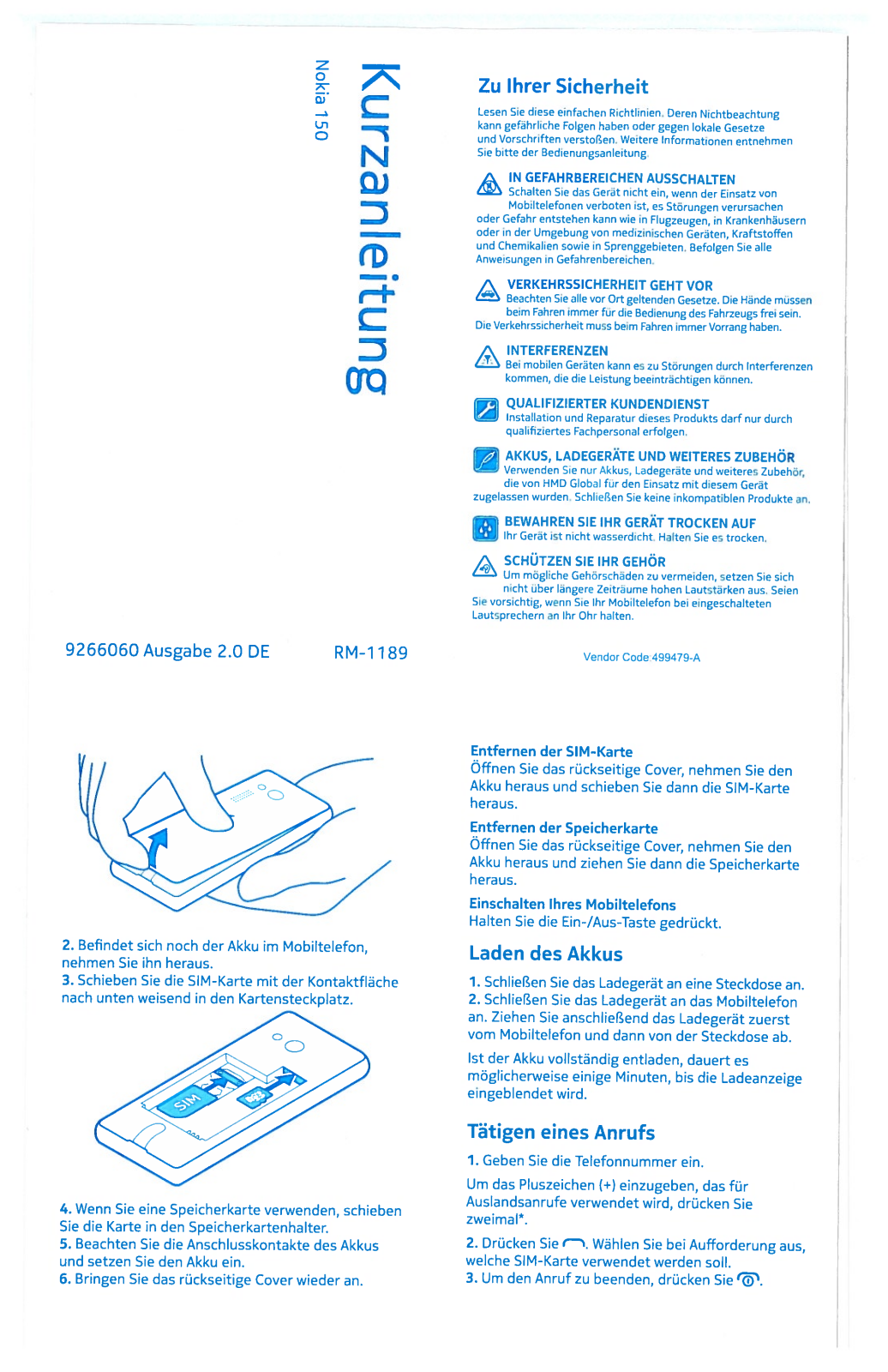 Nokia 150 Operation Manual