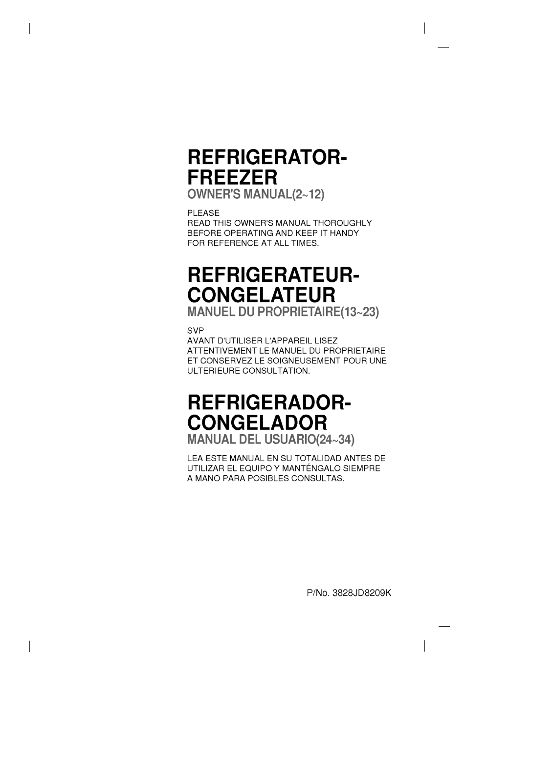 LG MF-280 User Manual