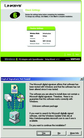 LINKSYS WMP54GSV11 Users Manual