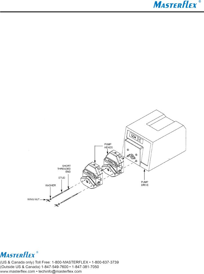 Masterflex 77200-02 MOUNTING INSTRUCTIONS