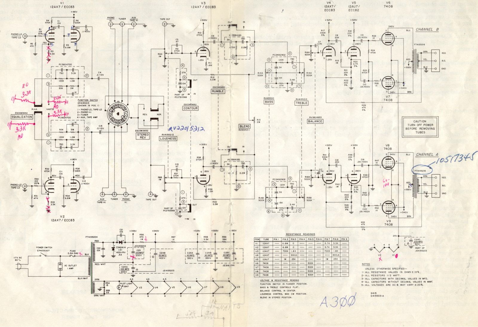 Harman Kardon 20 Schematic