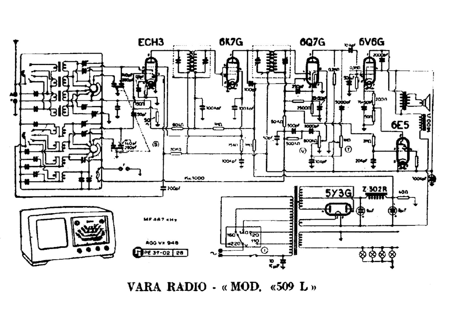 VARA 509l schematic