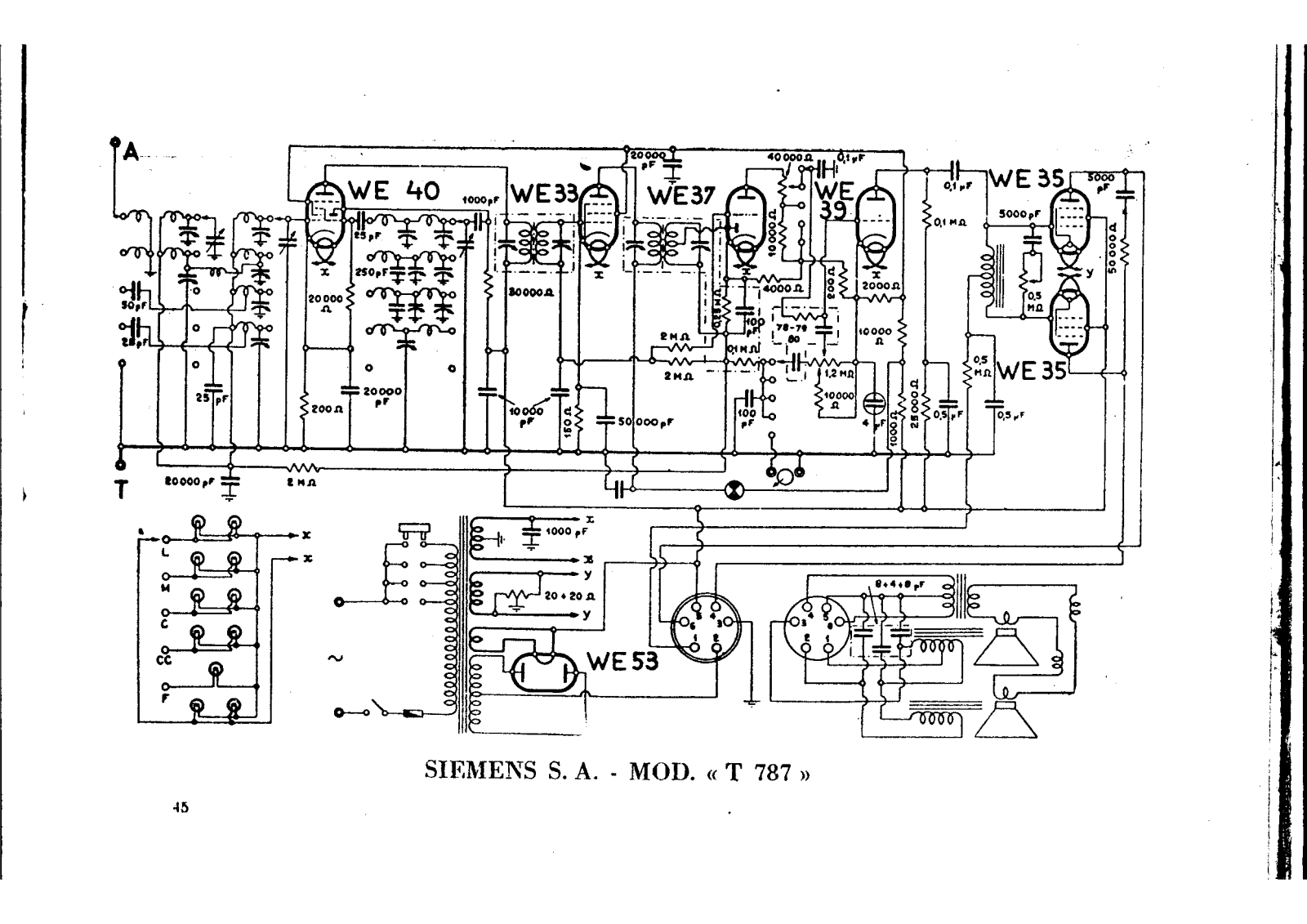 Siemens t 787 schematic