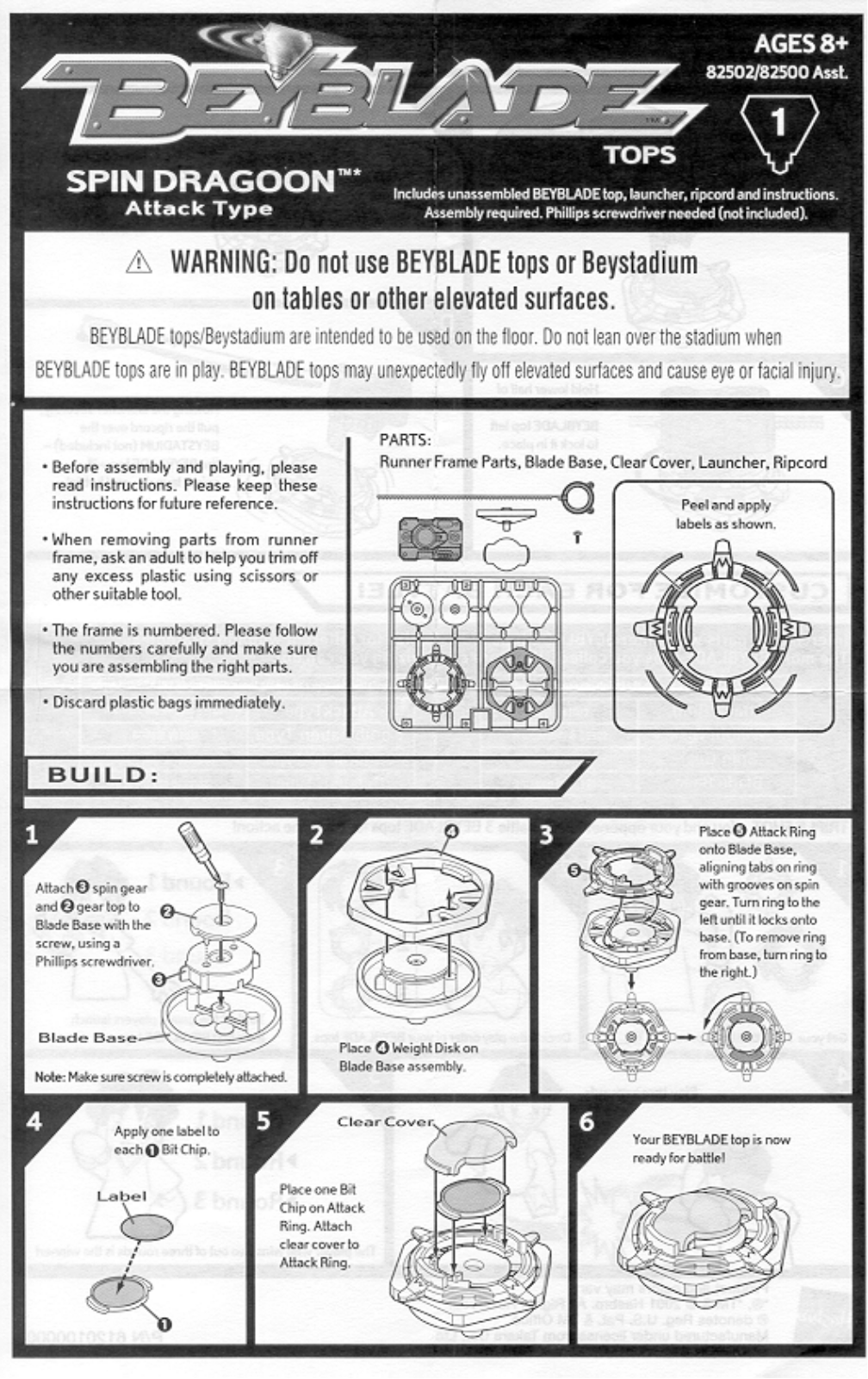 Hasbro 82502 User Manual