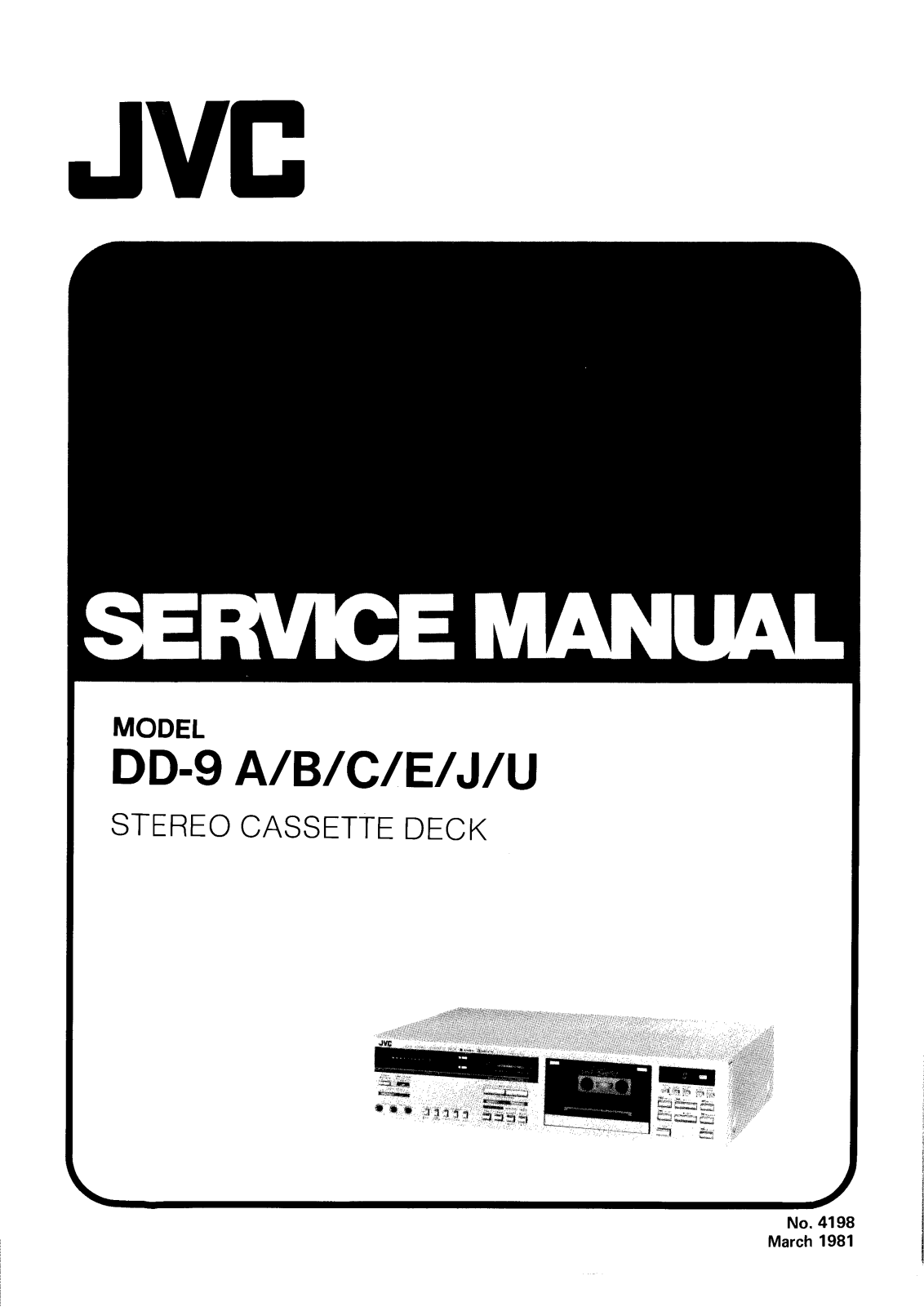 JVC DD-9 Service manual