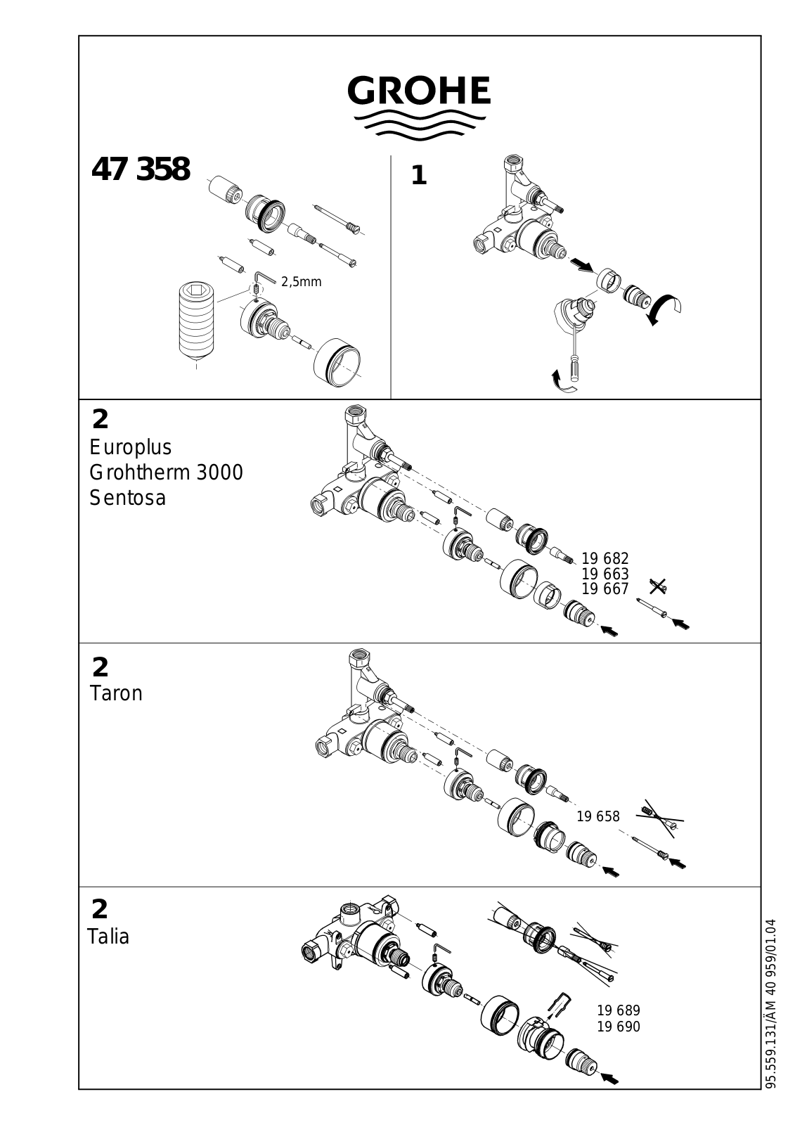 GROHE GRH1466 Installation & Assembly - ManualMachine.com