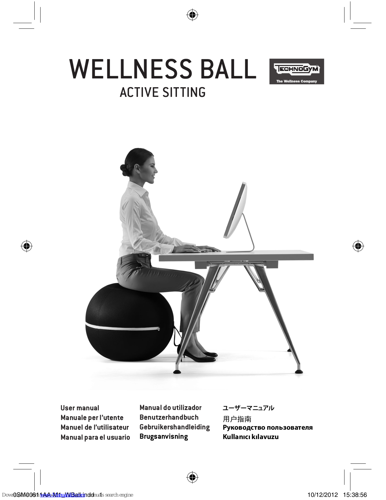Technogym wellness ball User Manual - ManualMachine.com