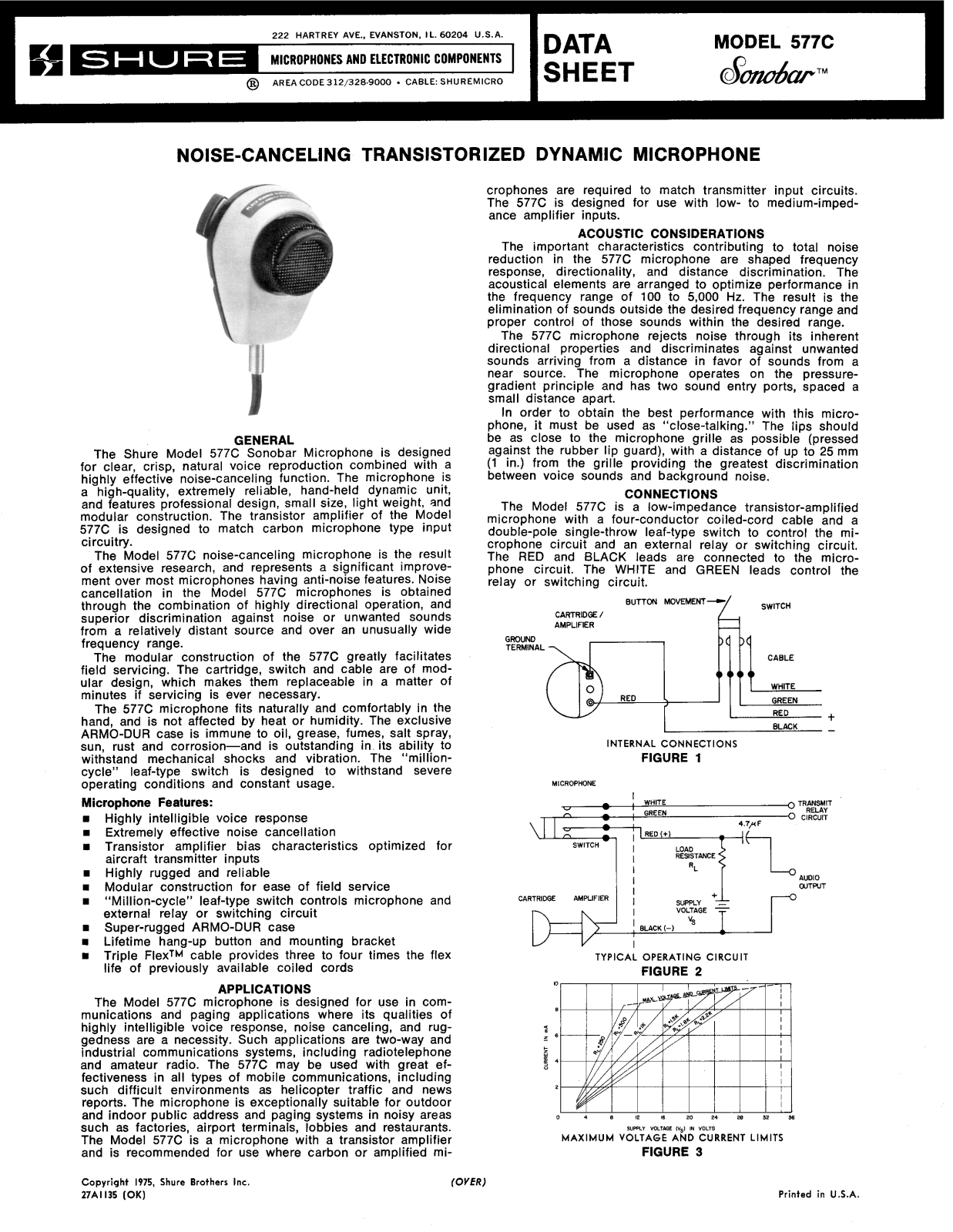 Shure 577C User Guide