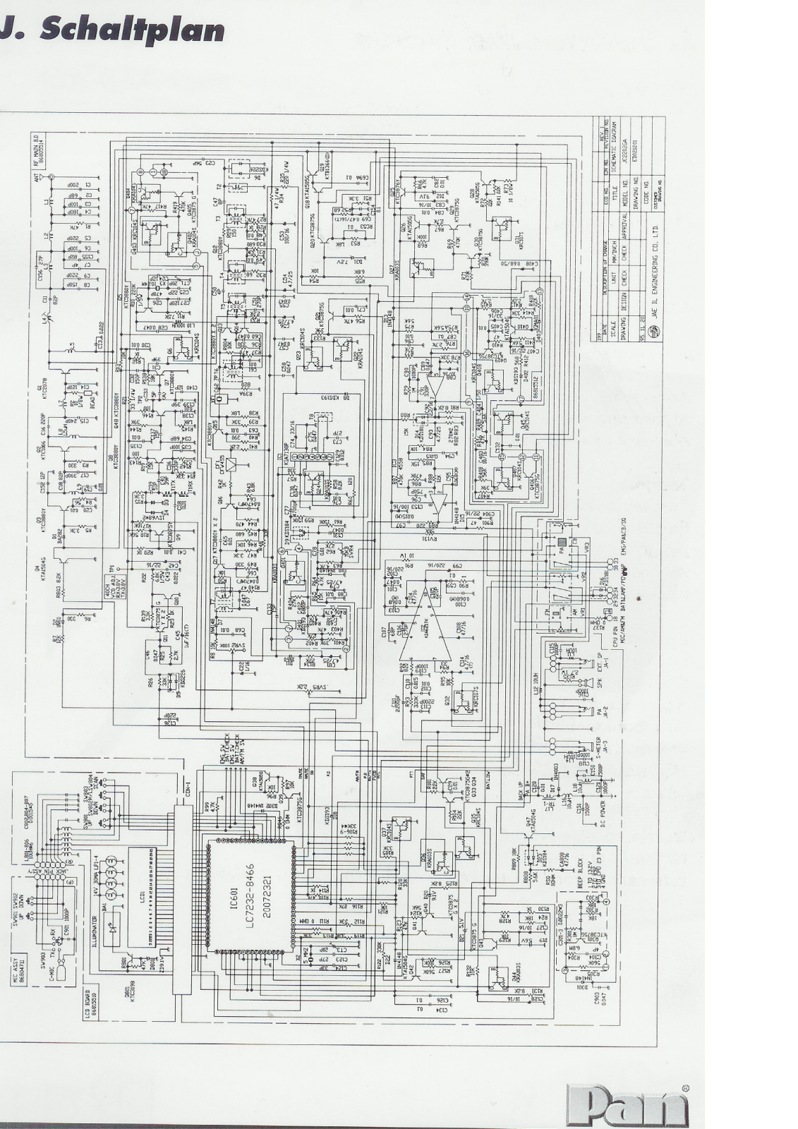 Pan multitop Schematic