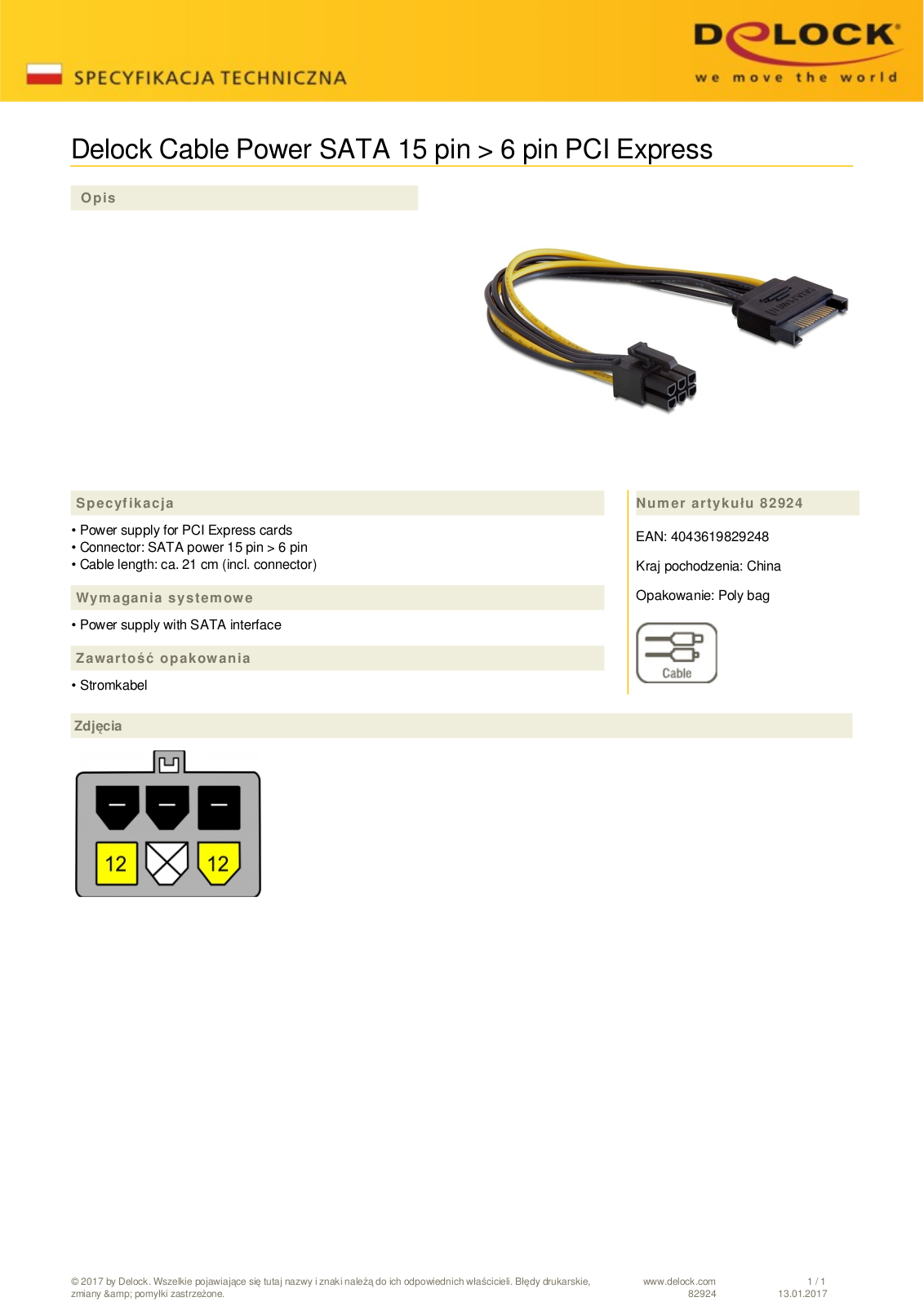 DeLOCK SATA-PCI-E adapter User Manual