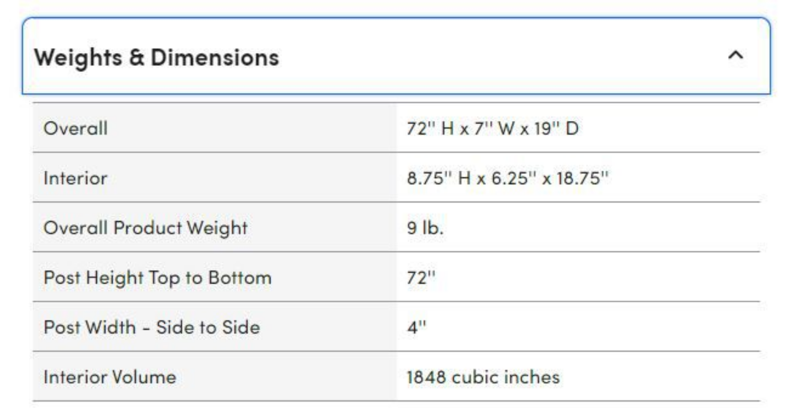 4Ever Products EVPR1017 Dimensions - ManualMachine.com