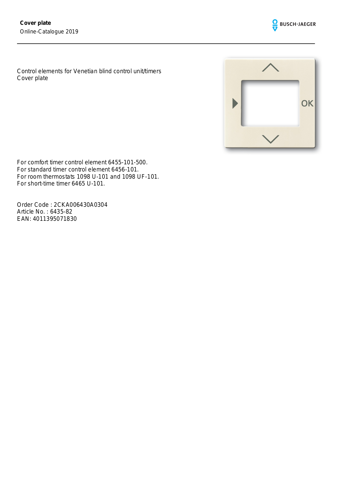 Busch-Jaeger 6435-82 User Manual - ManualMachine.com