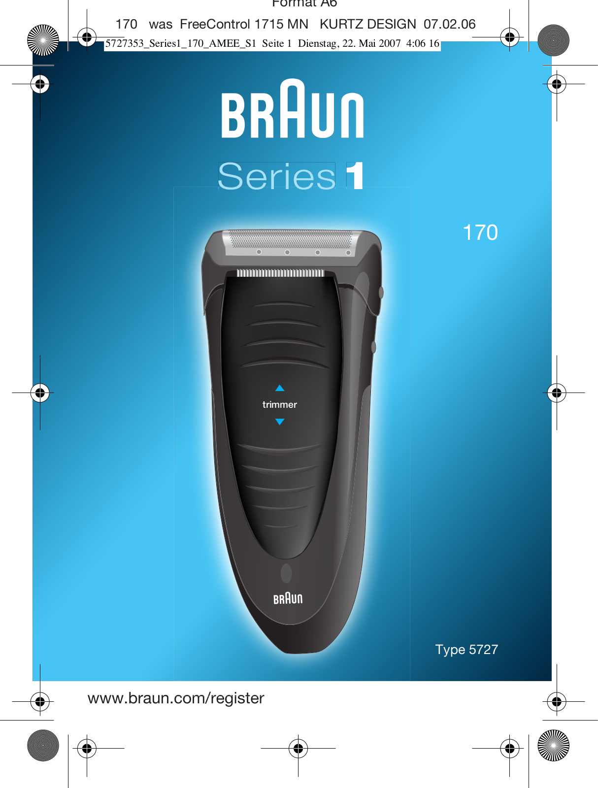 Braun 170 User Manual