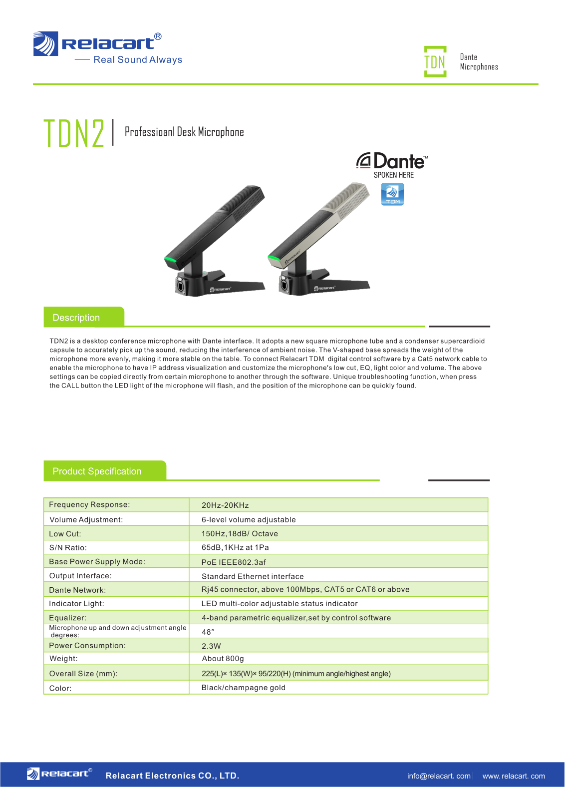 Relacart TDN2 User guide - ManualMachine.com