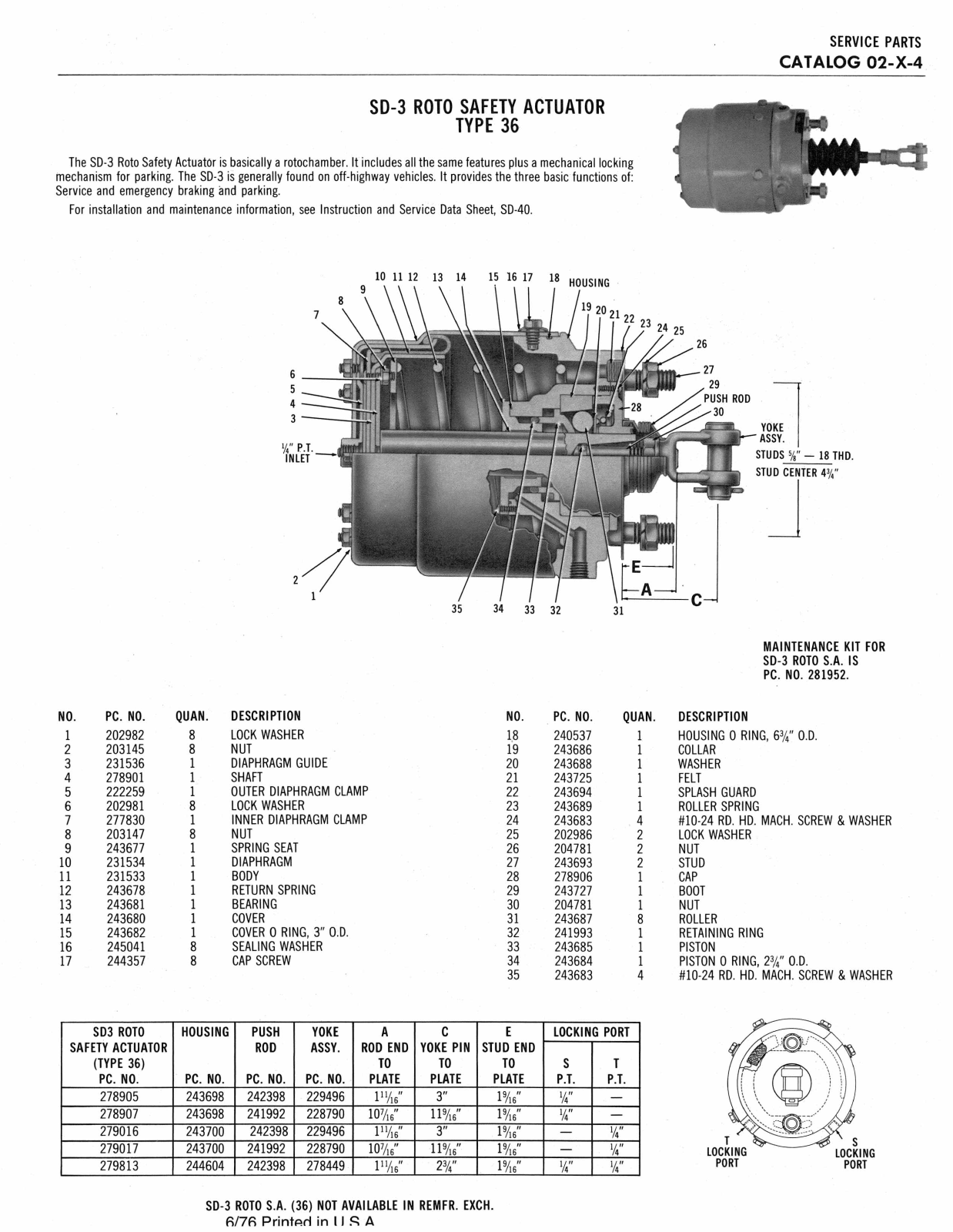 BENDIX 02-X-4 User Manual