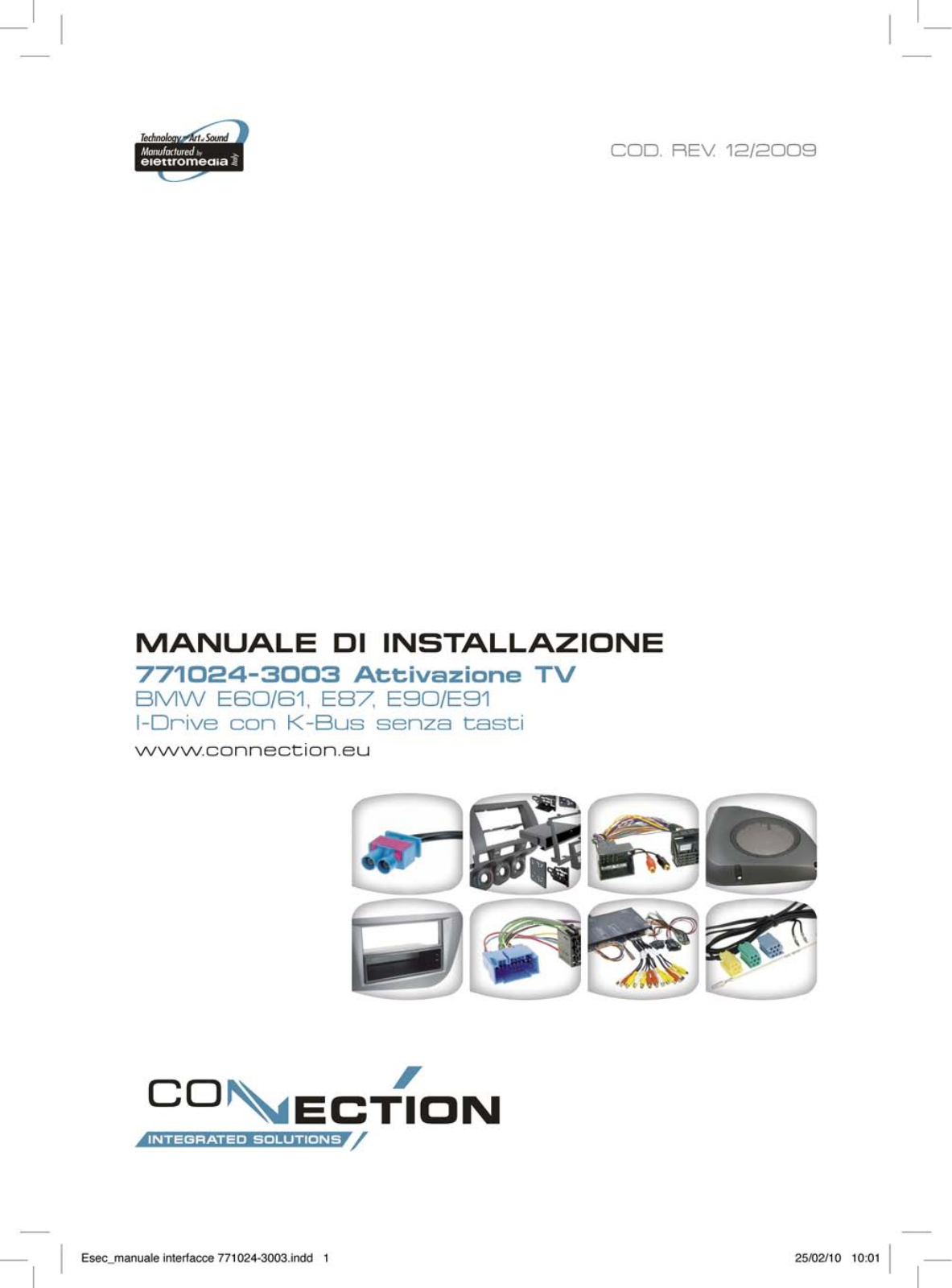 Connection 771024-3003 Installation Manual