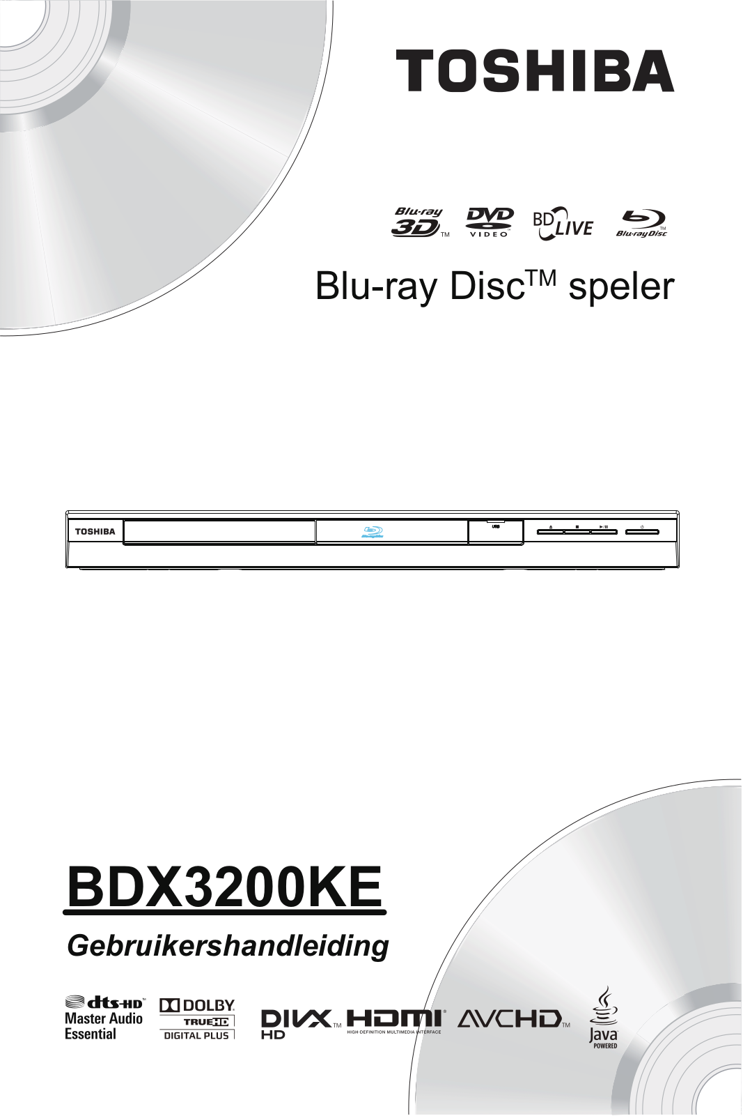 Toshiba BDX3200KE User Manual