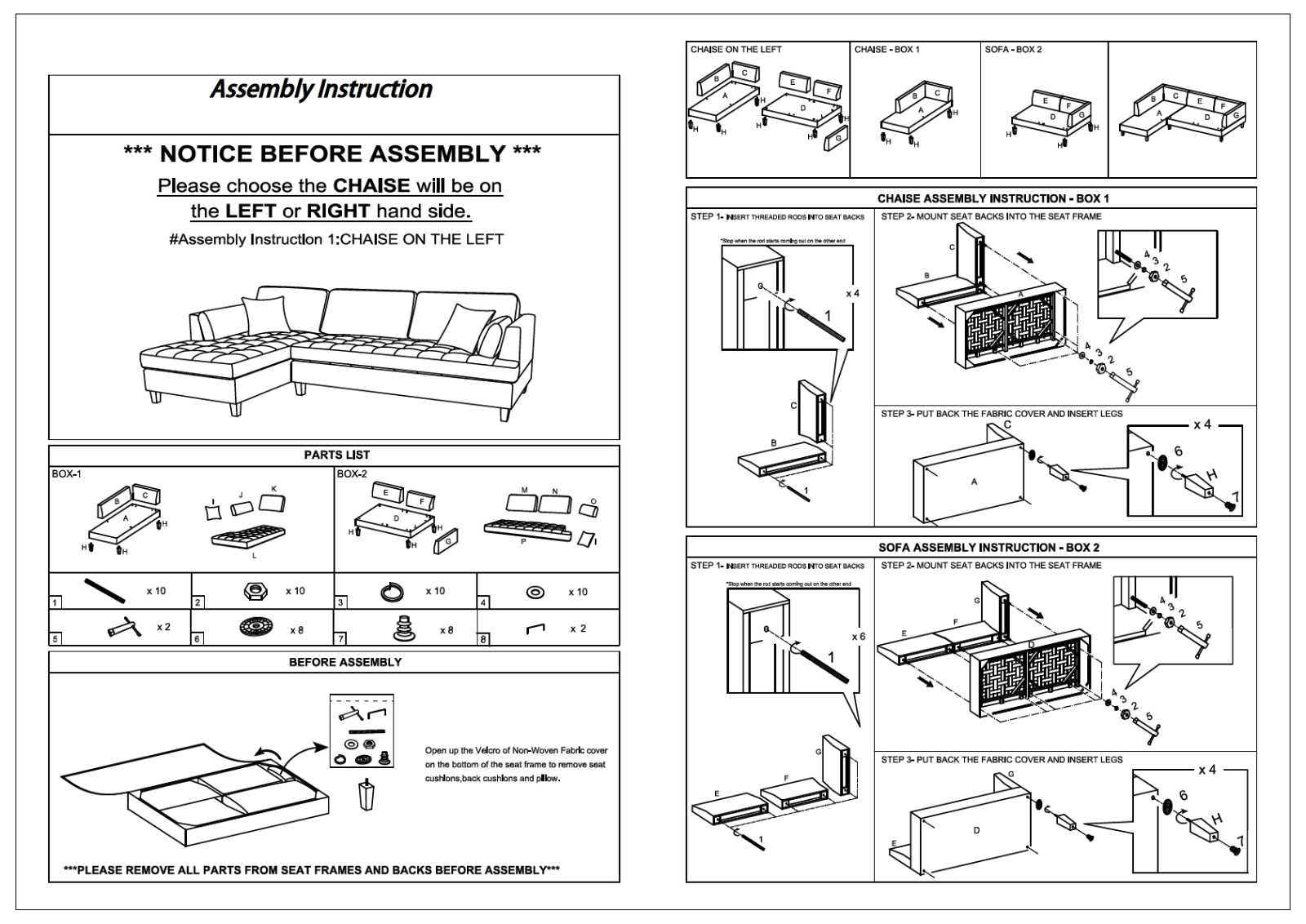 Sand & Stable W004129564 installation&assembly - ManualMachine.com