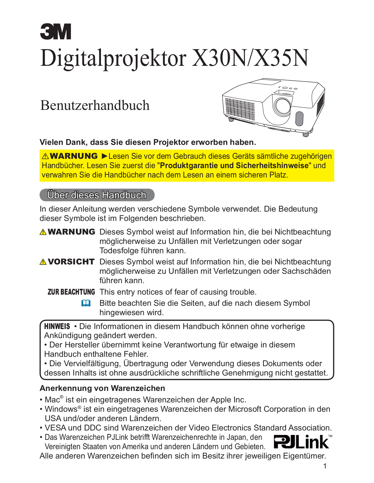 3M X35N, X30N Operator Guide