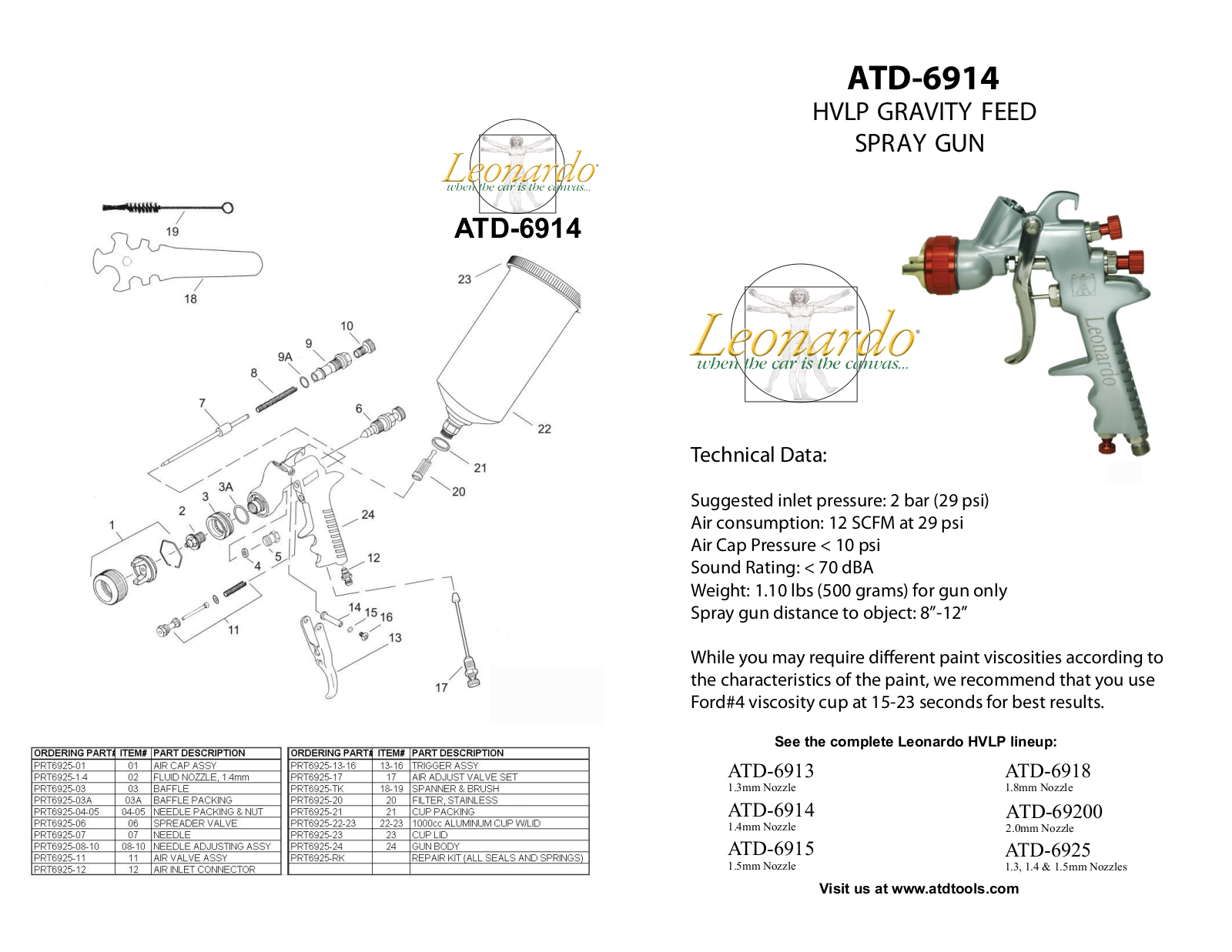 ATD Tools ATD-6914 User Manual