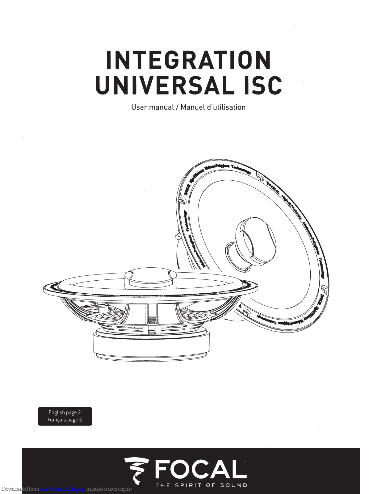 Focal ISC 100, ISC 570, ISC 130, ISC 165, ISC 690 User Manual - ManualMachine.com