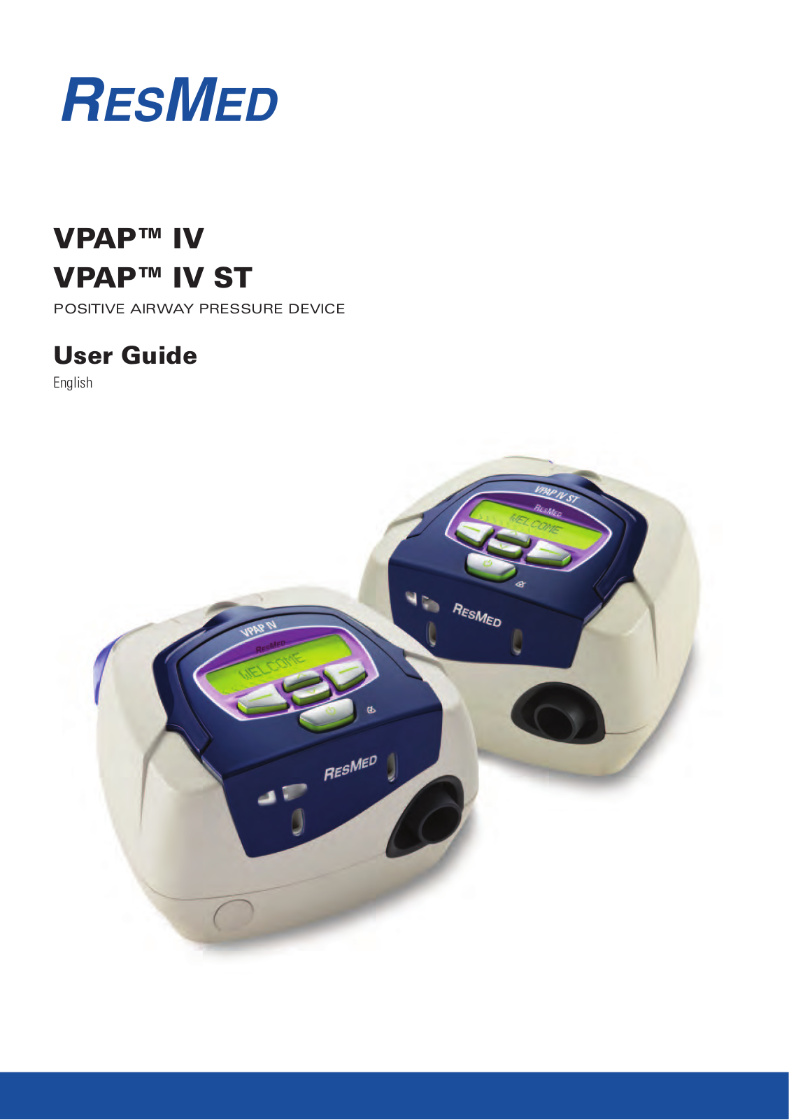 ResMed VPAP IV, VPAP IV ST User Manual