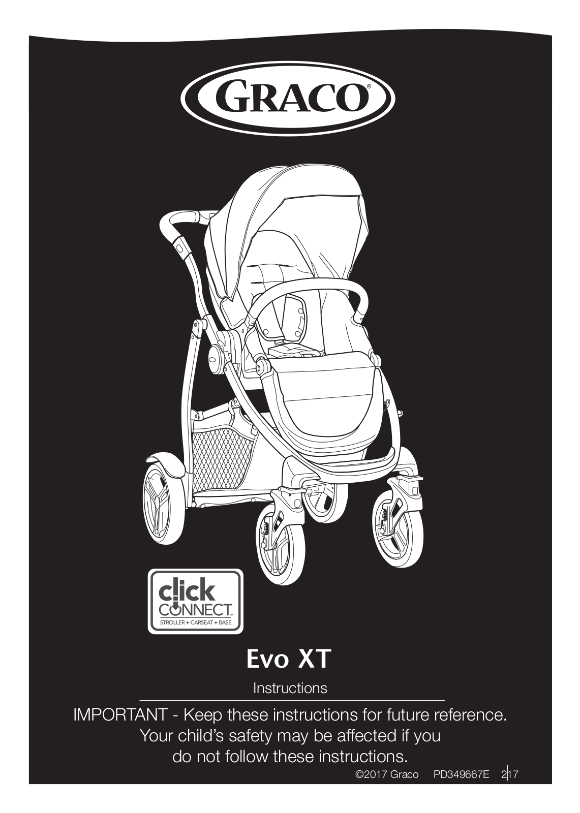 Graco Evo XT Instruction manual