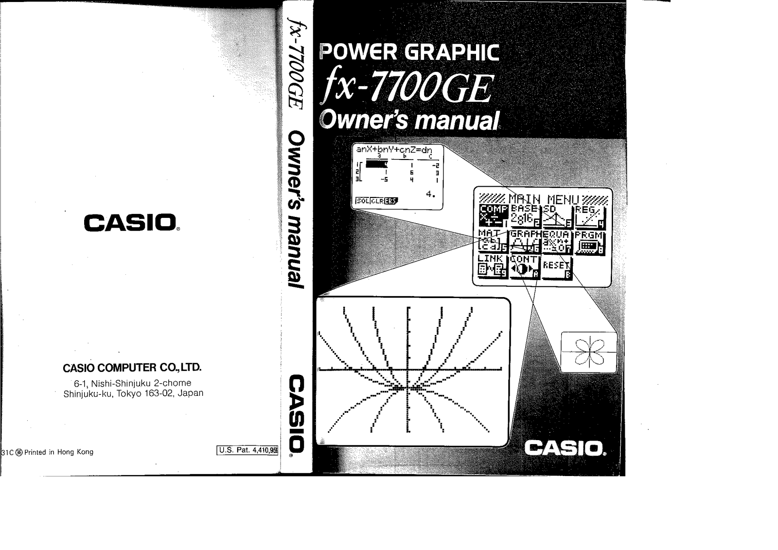 CASIO FX 7900 GC User Manual