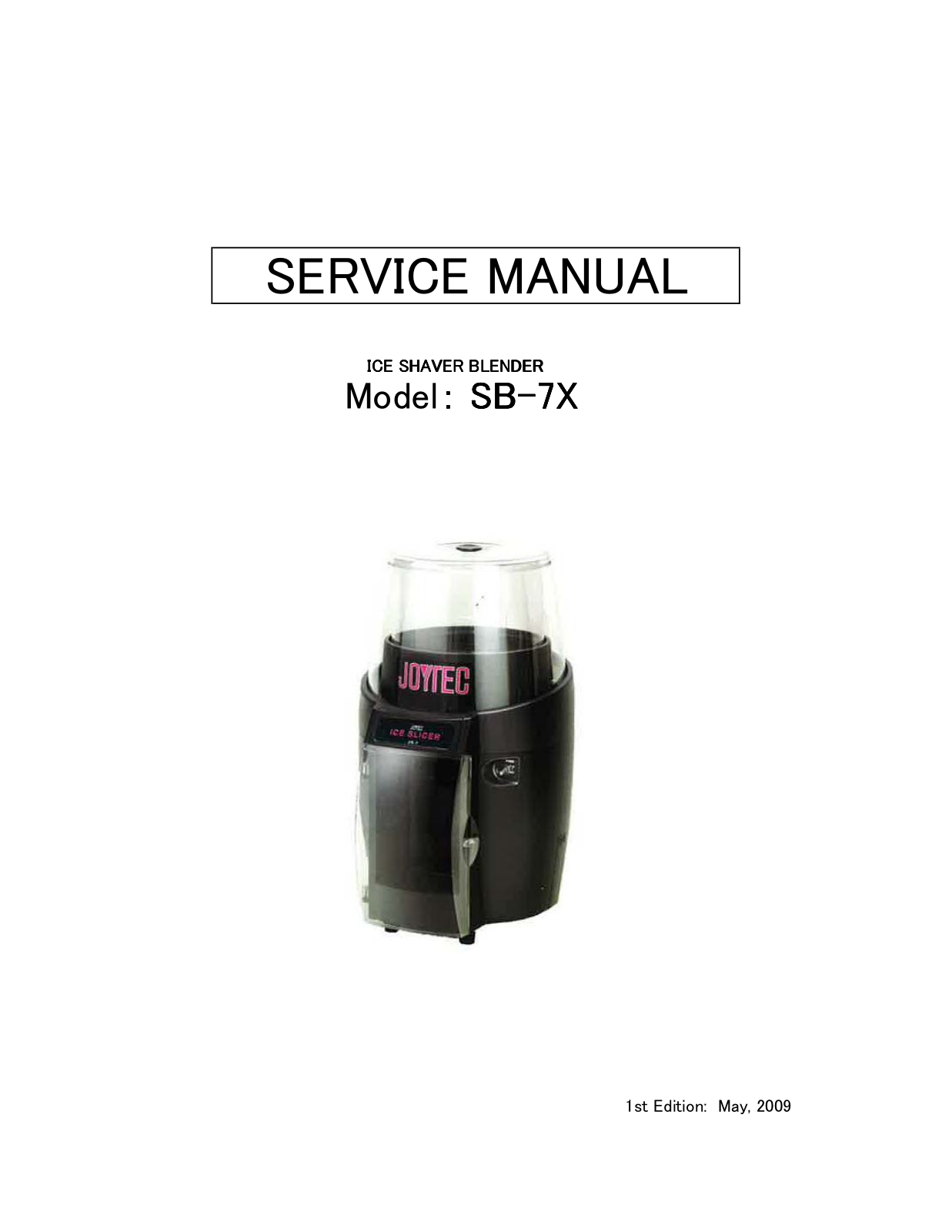 Elmeco SB-7X Service Manual